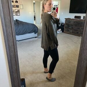 Oversized green aerie sweater